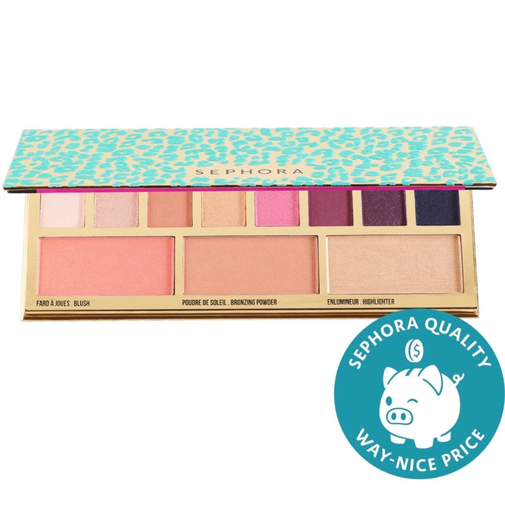 Sephora Wild Days Eyeshadow Face Palette Holiday Christmas Edition